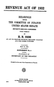 Revenue Act of 1932