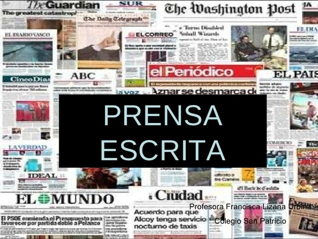Prensa escrita