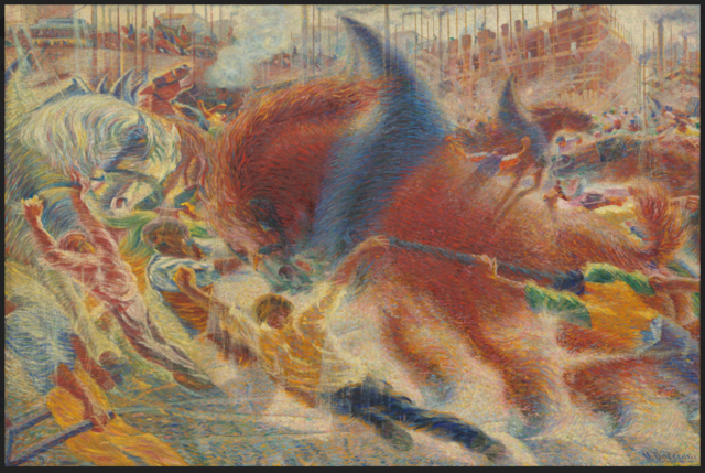 La ciudad se levanta - Futurismo