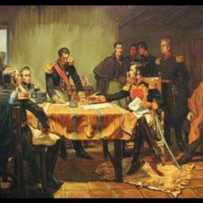 Timeline: Ramón Castilla y Guerra con España