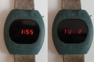 Primer reloj de pulsera digital