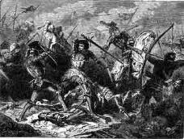 Braddock and troops defeated by French