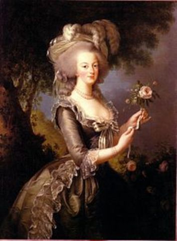 The death of Marie Antoinette.