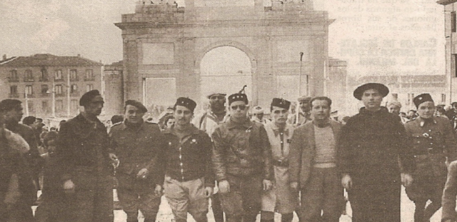 El día 28 entran las tropas franquistas en Madrid.