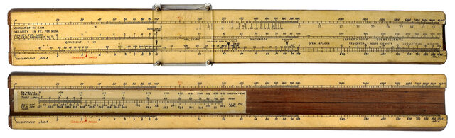 Изобретение логарифмической линейки