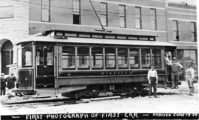 The electric streetcar was invented by E.W. v. Siemens.