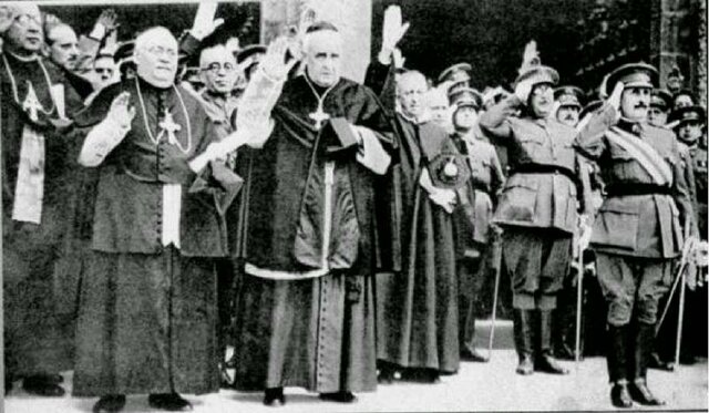 PASTORAL DE TODS LOS OBISPOS APOYANDO EL NUEVO RÉGIMEN DE FRANCO