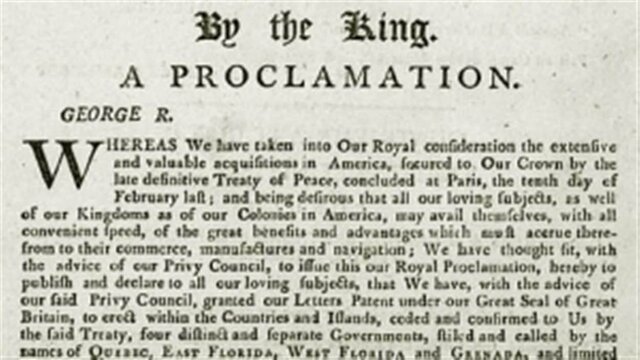 Proclamation Royal