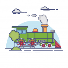 Primera locomotora a vapor