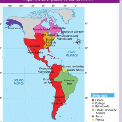 Timeline: Independencia de las colonias españolas