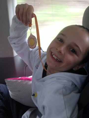 Vaig guanyar la meva primera medalla