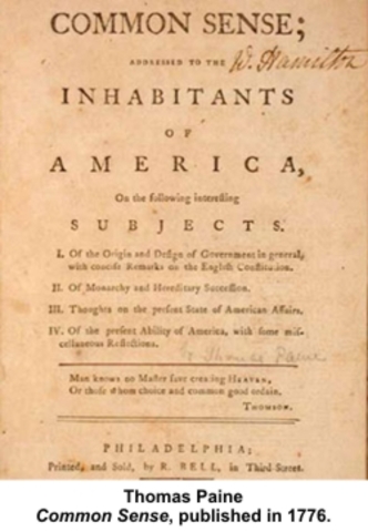 Thomas Paine's Common Sense