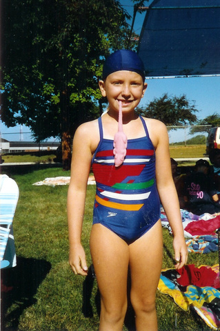 Loves swimming and summertime