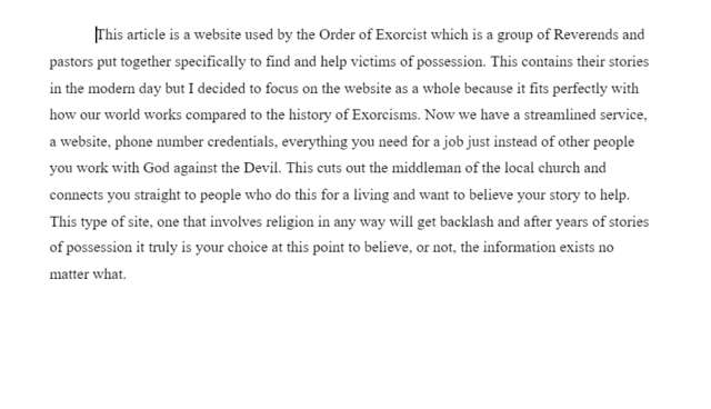 The Order of Exorcist