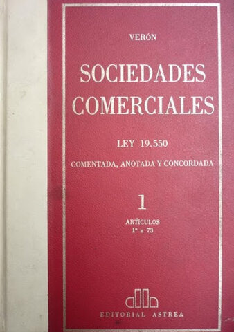 Sanción de la Ley N° 19.550