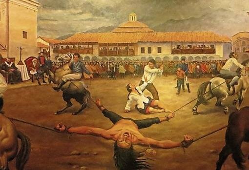 Tupac Amaru es capturado y asesinado