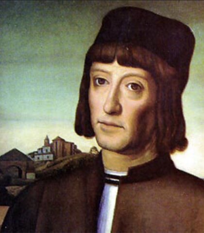 Martín Alonzo Pinzón llega a las costas de Baneque.