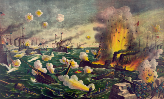 U.S. attack on Manila Bay