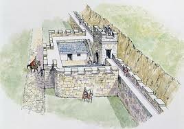 The Hadrian Wall is built
