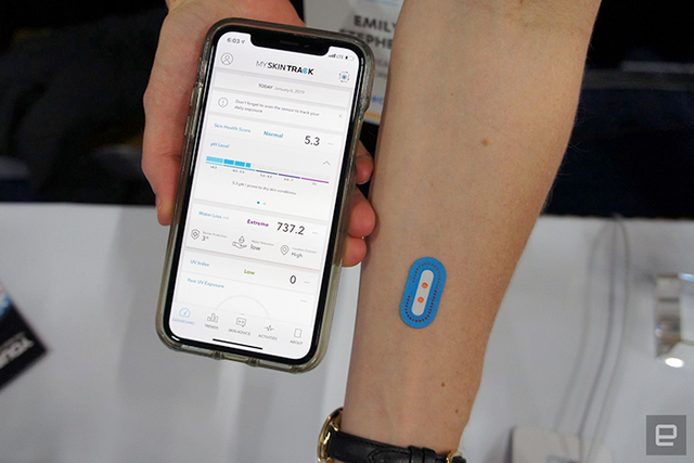 El primer sensor portátil de pH para la piel