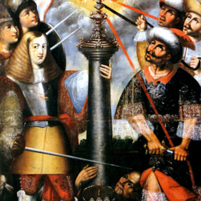 Timeline: Las imágenes religiosas en la Nueva granada. Fuente: María Cristina Pérez, Circulación y apropiación de imágenes religiosas en el Nuevo Reino de Granada, siglos XVI-XVIII. Capítulo III La sociedad y sus imágenes: rogativas, peregrinaciones y milagros