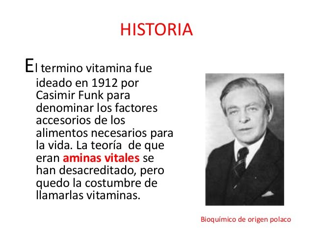 FUNK IDENTIFICA LES VITAMINES