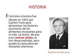 HECHOS CULTURALES Y CIENTIFICOS- Funk identifica las vitaminas-