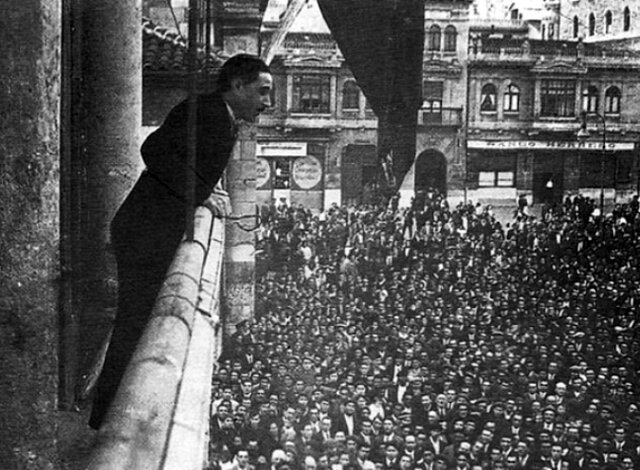 Proclamación de la II República.