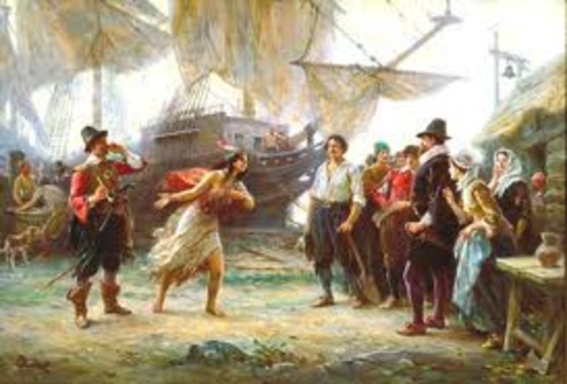 Pocahontas is kidnapped