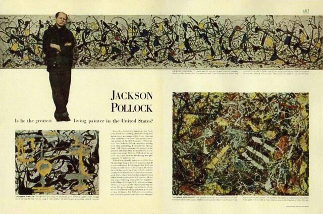 La revista LIFE publica un reportatge sobre Pollock