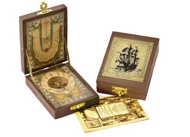 reloj solar ecuatorial capaz de marcar los minutos.