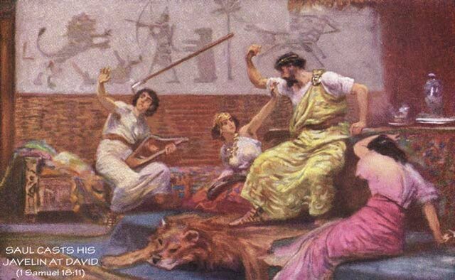 Saul tried to kill David