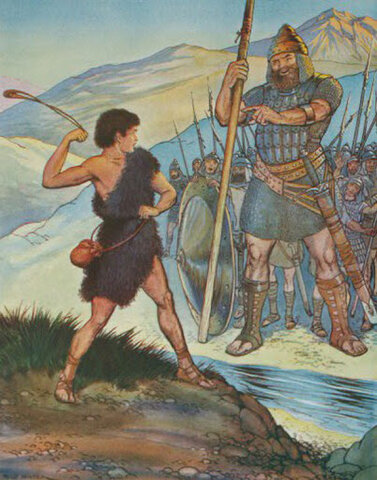 David kills goliath