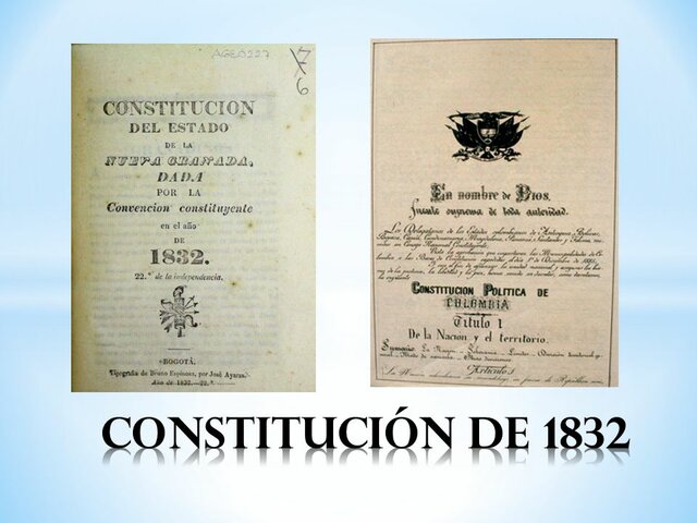 CONSTITUCIÓN DE 1832