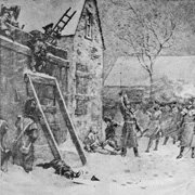 Départ des troupes révolutionnaires de la province de Québec