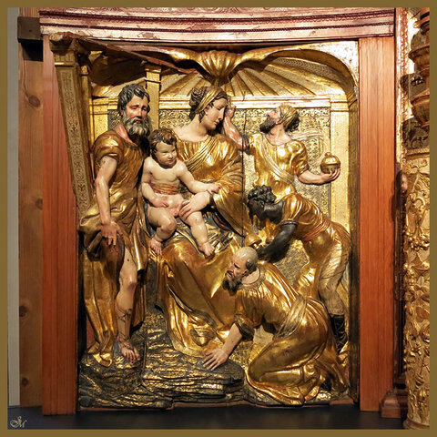 Berruguete: Errege Magoen Adorazioa