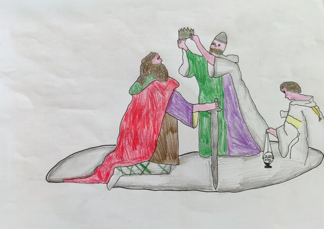 Charlemagne crowned Emperor of the Holy Roman Empire