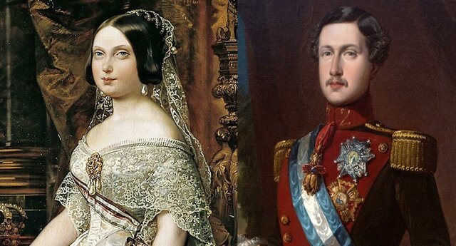 Boda de Isabel II con Francisco de Asís.