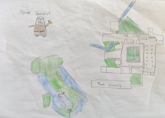 St. Benedict founds the 1st monastic order in Montecassino