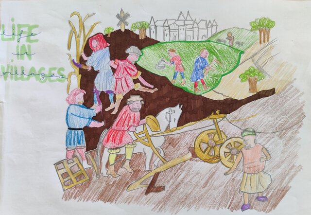 Village in the Middle Ages