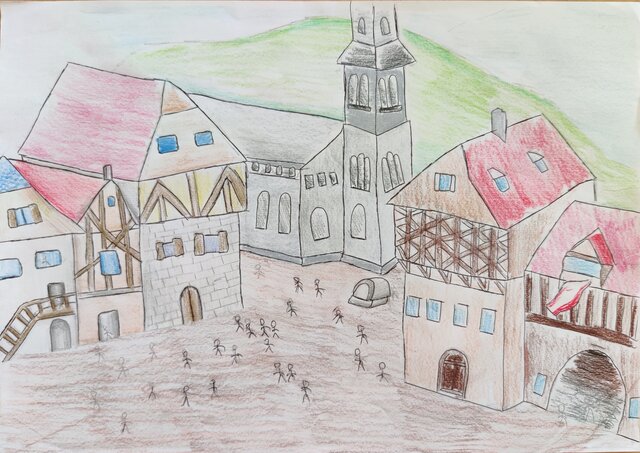 Town in the Middle Ages