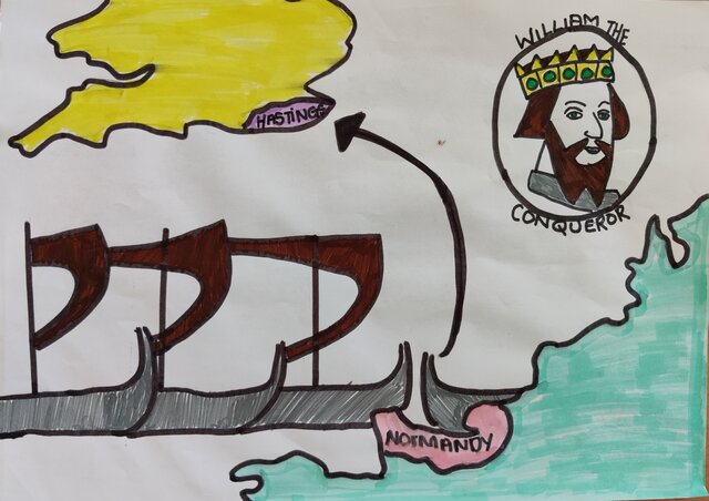 Wlliam of Normandy conquers England