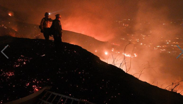 Wildfires burn in the Western US