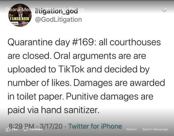 [Personal] I saw this tweet and took a screenshot thinking to myself, "I wonder how bizarre our courts are about to get..."
