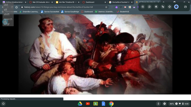 The Battle of Bunker Hill