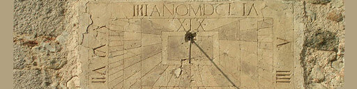 Reloj solar que marca los minutos