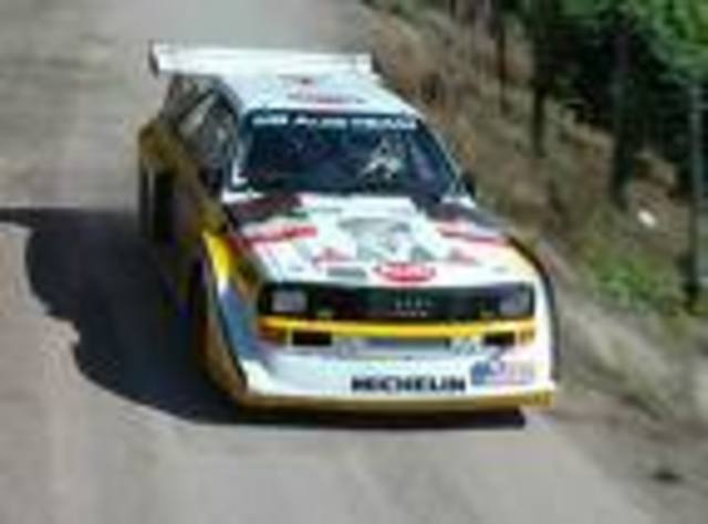Quattro 4WD rally car