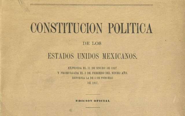 Se promulga la Constitución Mexicana