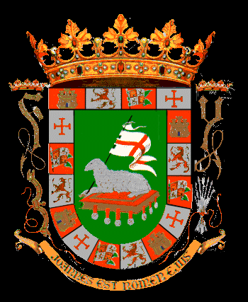 Los reyes de España  le otorga el escudo a Puerto Rico