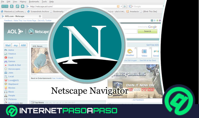 Navegador Web: Netscape Navigator.